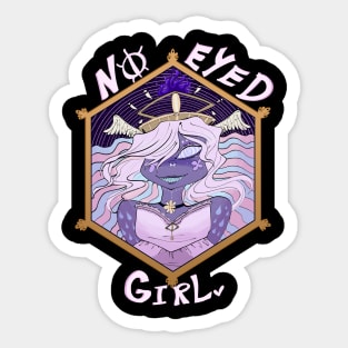 NO EYED GIRL 👁‍🗨💜 Sticker